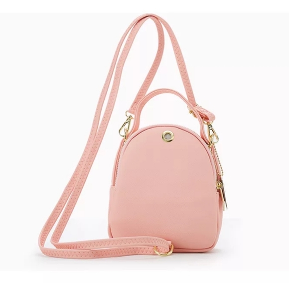 PIERRE LOUES MINI DARK PINK BACKPACK - Picture 6 of 15
